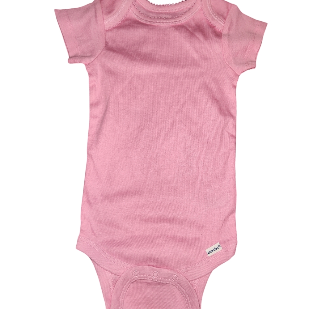 Gerber Soft Pink Baby Bodysuit